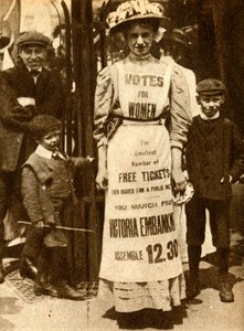 Suffragette Housemaid 1908, 1933. od Unbekannt