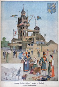 Švédský pavilon na Světové výstavě v roce 1900, Paříž, 1900 od Unbekannt