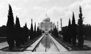 Taj Mahal, Agra, Indie, 1916-1917 od Unbekannt