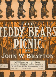Piknik Teddy Bears, 1907. od Unbekannt