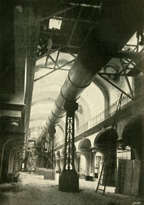Dokončení dalekohledu, 1900. od Unbekannt