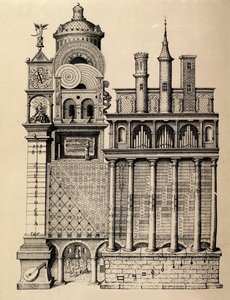 Chrám hudby od Roberta Fludda, 1617 od Unbekannt