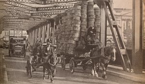 Dočasný most, c1925, 1935 od Unbekannt
