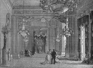 Trůnní sál, Buckinghamský palác, Westminster, Londýn, c1875 1878 od Unbekannt