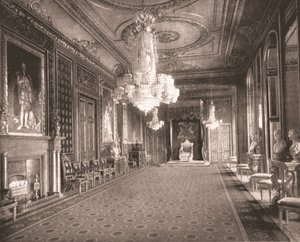 The Throne Room, Windsor Castle, Berkshire, 1894. od Unbekannt