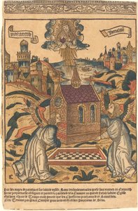 Přeprava Svaté chýše v Loretu, 1494. od Unbekannt