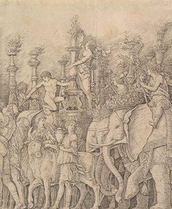 The Triumph of Caesar: The Elephants, ca. 1484-92. od Unbekannt