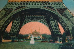 Trocadéro viděné pod Eiffelovou věží, Paříž, c1920 od Unbekannt