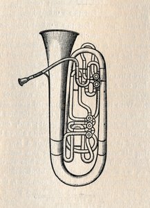 Tuba - kontrabasová tuba, 1895. od Unbekannt