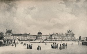 Palác Tuileries ze zahrad, 1915 od Unbekannt
