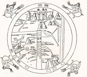 Mapa Turína, 8. století, 1912 od Unbekannt