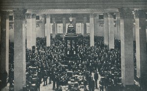 Underwriting Room v Lloyds, s tribunou uprostřed, 1936 od Unbekannt