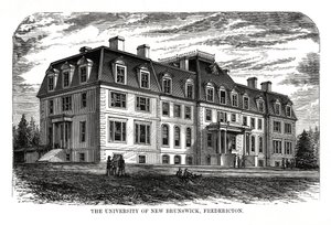 Univerzita New Brunswick, Fredericton, Kanada, 19. století od Unbekannt