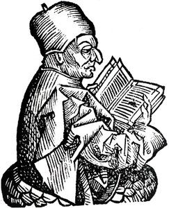 The Venerable Bede c673-735, anglosaský teolog, učenec a historik, 1493 od Unbekannt