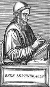 Ctihodný Bede c673-735, anglosaský teolog, učenec a historik, c1584 od Unbekannt