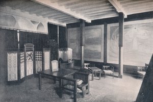 Vestibul holandské sekce na výstavě v Turíně, 1902 od Unbekannt