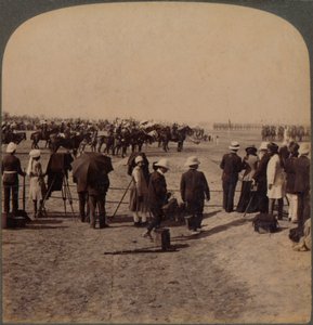 Místokrál Lord Curzon a Lord Kitchener na Great Durbar Review, Dillí, Indie, 1903 od Unbekannt
