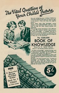 Vital Question of your Childs Future - The Book of Knowledge, 1935 od Unbekannt