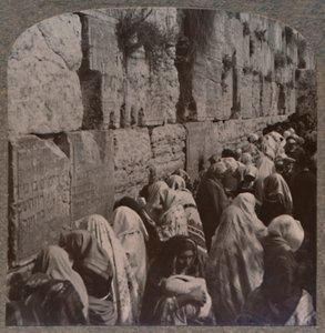 Místo nářků Židů, Jeruzalém, c1900 od Unbekannt