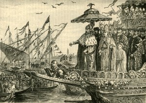 Svatba na Jadranu, c991-1009, 1890. od Unbekannt
