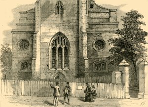 West End of St. Andrews, ukazující gotický oblouk, c1872. od Unbekannt
