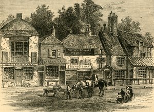 The White Hart, Knightsbridge, 1820, c1876. od Unbekannt