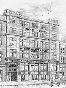Díla na Norwich Street, 1916 od Unbekannt