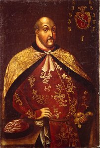 Ataman Záporožských kozáků Vasilij Grigorjevič Gamaleya, cca 1760 od Unbekannt