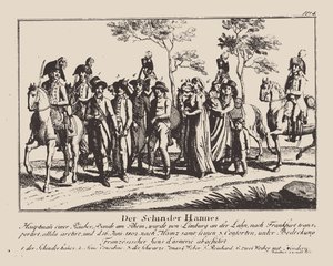 Zatčení Schinderhannese, 1802. od Unbekannt