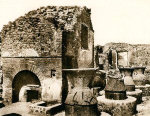 Pekárna a mlýn, Pompeje, Itálie, c1900 od Unbekannt