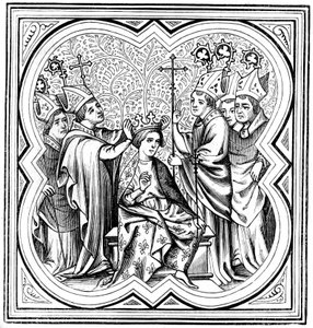 Korunovace Karla Velikého 712-814, 14. století 1849 od Unbekannt