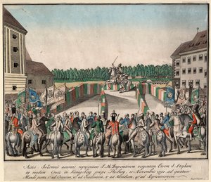 Korunovace císaře Leopolda II. uherským králem v Pressburgu 15. listopadu 1790. od Unbekannt
