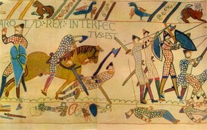 Smrt Harolda v bitvě u Hastings, 1066, 1944. od Unbekannt