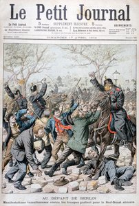 Odjezd z Berlína, 1904 od Unbekannt