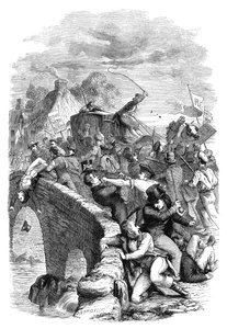 Volební nepokoje v Hawicku, Scottish Borders, 1837 c1895 od Unbekannt
