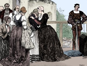 Poprava Anny Boleyn, 1536 od Unbekannt