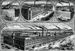 Továrny Singer Manufacturing Company, c1880 od Unbekannt