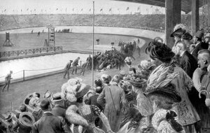 Cíl maratonu, olympijské hry, Londýn, 1908, c1920 od Unbekannt