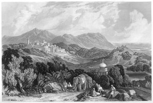 Pevnost Nahan v dominiu Oude, Indie, c1860 od Unbekannt