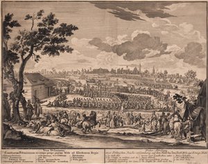 Svobodná volba Augusta II. ve Wole u Varšavy v roce 1697, 1700 od Unbekannt