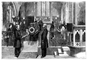 Pohřeb Benjamina Disraeliho 1804-1881, britského premiéra, konec 19. od Unbekannt