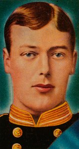Budoucí král George V., když byl podporučíkem královského námořnictva, osmdesátá léta 1935 od Unbekannt