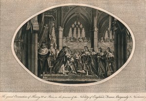 Velká korunovace Jindřicha VI. Anglie v Paříži, 1431 1793 od Unbekannt