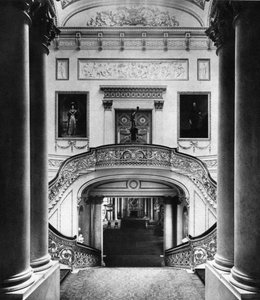 Velké schodiště v Buckinghamském paláci, Londýn, 1935 od Unbekannt