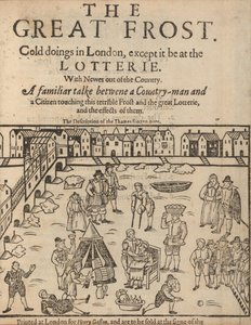 Velký mráz v Londýně, 1608 od Unbekannt