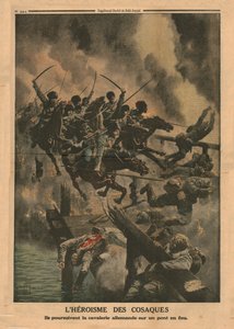 Hrdinství kozáků, 1915. od Unbekannt
