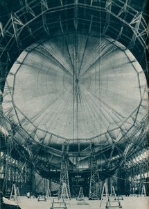 Vnitřní konstrukce vzducholodě R101, c1929 c1937 od Unbekannt
