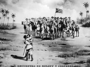 Setkání Roloffa a Cespedes, 1871, 20. léta 20. století od Unbekannt