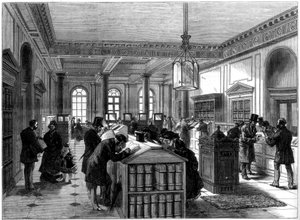 Nový registr závětí, Somerset House, Londýn, 1875 od Unbekannt