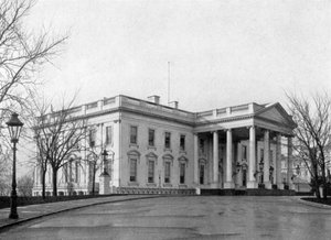 Severní portikus Bílého domu, Washington D.C., USA, 1908 od Unbekannt